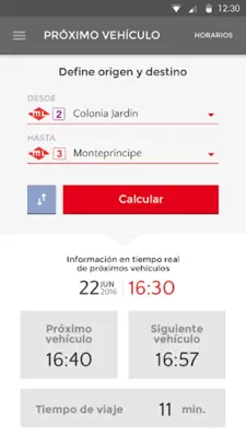 Metro Ligero Oeste – diMLO android App screenshot 1